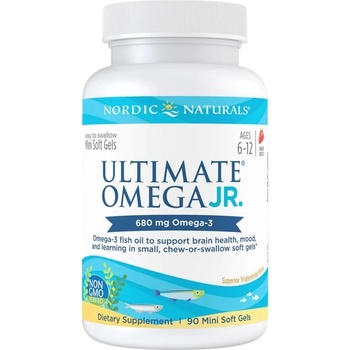Nordic Naturals Ultimate Omega Junior 680 mg [90 Гел капсули] Ягода