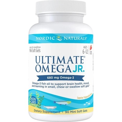 Nordic Naturals Ultimate Omega Junior 680 mg [90 Гел капсули] Ягода