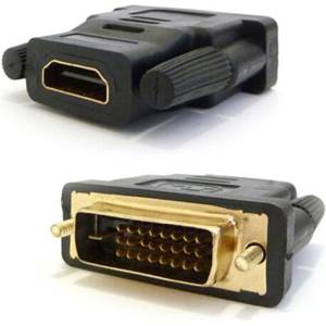 DeTech Преходник DeTech DVI24+1/M към HDMI/F (17139)