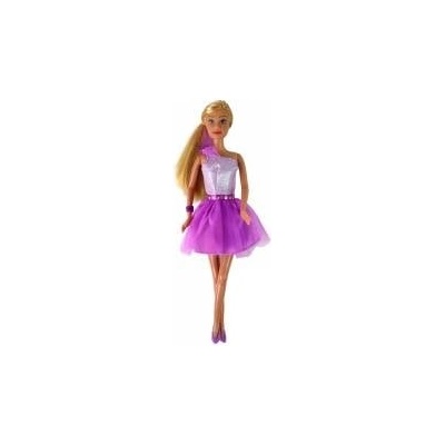 LEAN Toys Lucy Doll Purple Glitter Dress Set Shoes