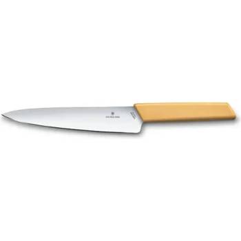 Victorinox Кухненски нож Victorinox Swiss Modern Carving Knife, универсален, 19 см, меденожълт (6.9016.198B)