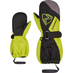 Ziener Детски ръкавици Ziener Kid's Laurus-Z AS Gloves - Black / Lime - размер 1 (EU) (202-7877-0111)
