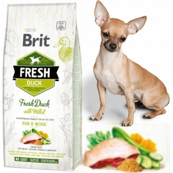 Brit Dog Fresh Duck & Millet Active Run & Work 2,5 kg