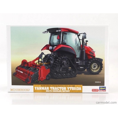 Hasegawa Yanmar Yt5113a Cingolato Tractor Delta Crawler Rotary Trailer 2020 1:35
