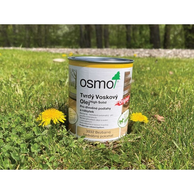 Osmo 3032 Tvrdý voskový olej Original 0,75 l bezbarvá hedvábný polomat – Zboží Mobilmania