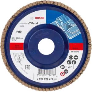 Bosch - Ламелен шлифовъчен диск, P80, диаметър 125 мм 2608601276 (2608601276)