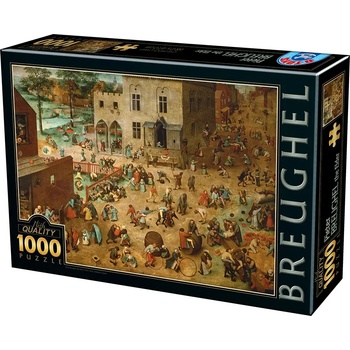 D-Toys - Puzzle Brueghel: Children's Games - 1 000 piese