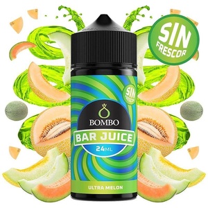 Bombo Bar Juice Ultra Melon No Ice 24ml/120ml - boombvaping - 23,45 лв