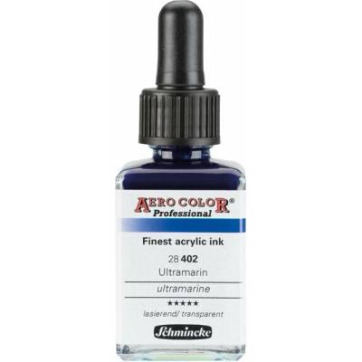 Schmincke Aero Color akrylový atrament Professional Standard 402 ultramarínová