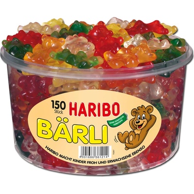 Haribo Medvídci, ovocné bonbóny, 150 ks, 1,2kg
