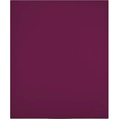 vidaXL Чаршаф с ластик, бордо, 90x200 см, памук (136250)
