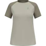 Odlo Дамска тениска Odlo Women's X-Alp Trail T-Shirt Crew Neck S/S Running shirt - Agate Gray / Vetiver (916-4021-0214)
