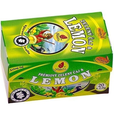 Milota Zelený čaj Sencha 20 x 2 g