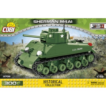 Cobi 2705 World War II Americký tank Sherman M4A3E8