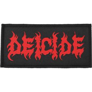 Plastic head нашивка deicide - logo (woven) - черна - plastic head - phpatch177