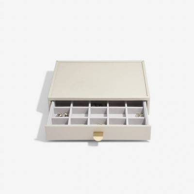 Stackers šperkovnice na malé šperky Oatmeal Classic Trinket Drawer krémová 75797
