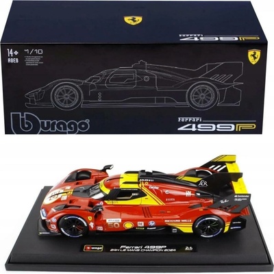 Bburago Ferrari 499P50 24h Le Mans Champion 2024 hard case 1:18