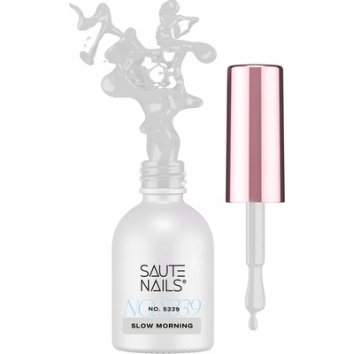 Saute Nails Hybridní lak S339 Slow Morning šedá 8 ml