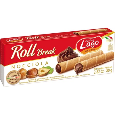Gastone Lago Roll Break Nocciola 80 g – Zbozi.Blesk.cz