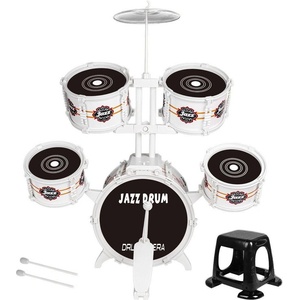 Joele Детски музикален комплект Joele - Jazz Drums, С барабани, столче и палки (B140605-586-407) - ozone