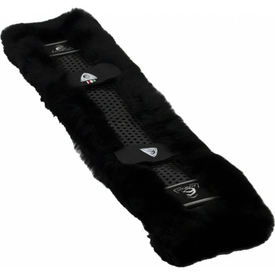 ACAVALLO Potah na podbříšník Classic Gel Sheepskin černá