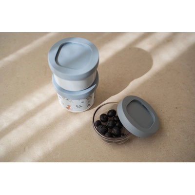 LITTLE DUTCH Kelímky na svačinu stohovací 3 ks Forest Friends