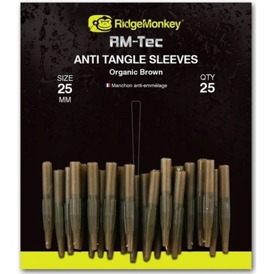 RidgeMonkey RM-Tec Anti Tangle Sleeves 25mm Zelená Převlek 25ks