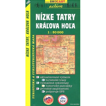 Nízké Tatry, Kráľova Hoľa 1:50 000