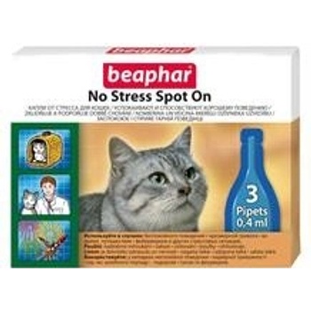 BEAPHAR No Stress Spot On pro kočky pipety 3 x 0,4 ml