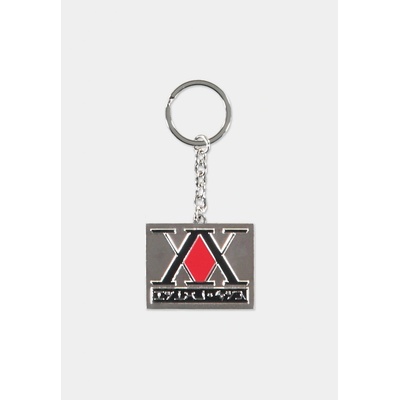 Prívesok na kľúče Hunter x Hunter Silver Metal Keychain Multicolor