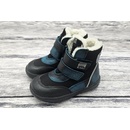 KTR zimní boty s membránou melír modrá/černá