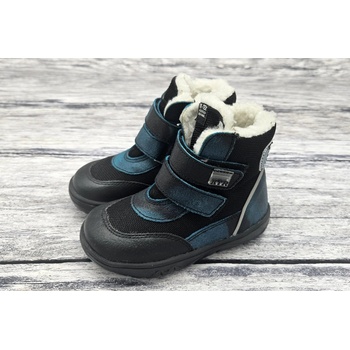 KTR zimní boty s membránou melír modrá/černá