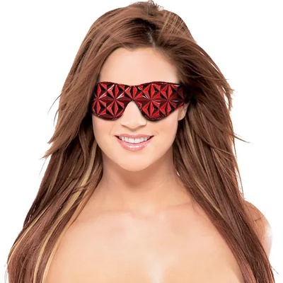 X Fun Луксозна маска за очи "luxury fetish red