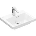 Villeroy & Boch Subway 3.0 - Умивалник 50x40 см, с преливник, отвор за смесител, алпийско бяло 43705001 (43705001)