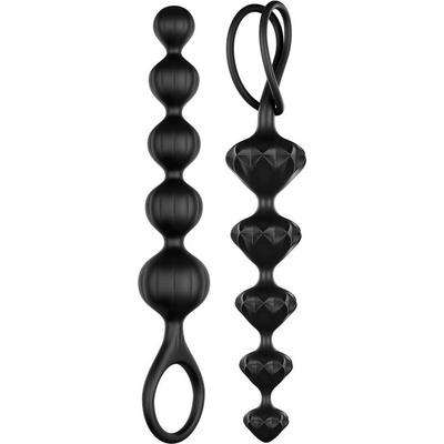 Satisfyer love beads комплект от 2 черни анални мъниста