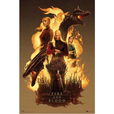 Plakát House of Dragons Fire and Blood