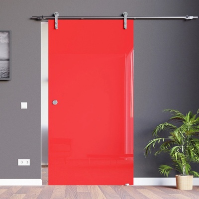 Amod Carolina Red Deluxe skleněné posuvné 77,5 x 205 cm