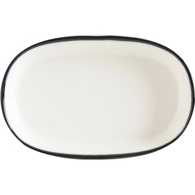 BONNA Oválný talíř 100 mm Linea Black