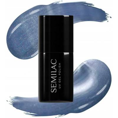 Semilac UV hybridní lak 665 Blueberry Gloss 7 ml