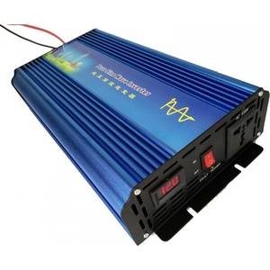 Smart Technology Инвертор пълна синoсуида Smart Technology 12V 2000W, Лед дисплей, USB (Smart Technology 12V 2000W)