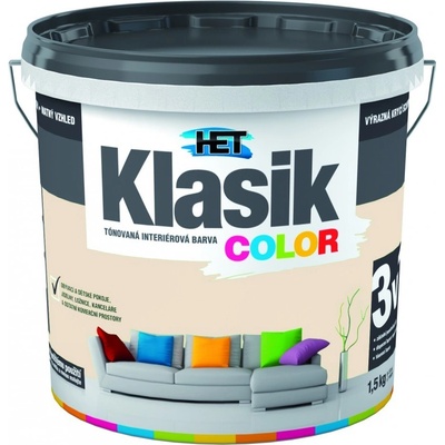 Het Klasik Color 0277 hnědý světlý 1,5 kg