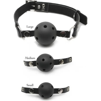 Комплект топки за уста, дишащи - Ball Gag Training System (PIPE384100)