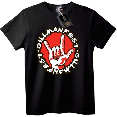 NOONEBRAND Тениска Gillman Рок Ръка - S, White