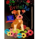 Zvířátka Úžasná škrábací knižka a omalovánky