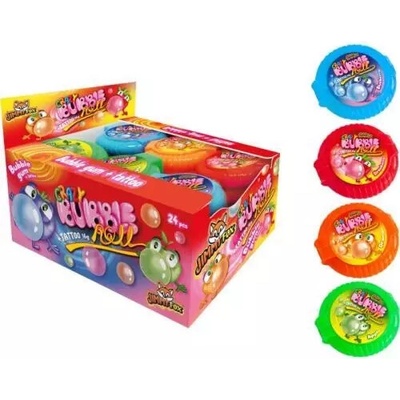 JimmyFox žvýkačka crazy bubble roll + tattoo 16g