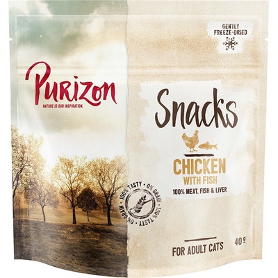 Purizon Snack kuracie & ryby bez obilnín 40 g
