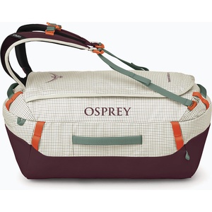 Osprey Пътна чанта Osprey Transporter Duffel 40 l mystery white/moody burgundy
