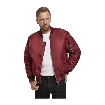 Brandit Мъжко яке бомбър в червен цвят Brandit MA1BW-3149-91 - Тъмночервен, размер XXL