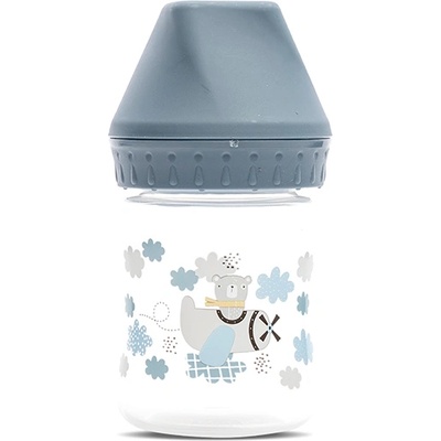 MyFRIEND Бебешко шише с широко гърло Lorelli - My Friend, 125 ml, Cameo Blue (10200850004)
