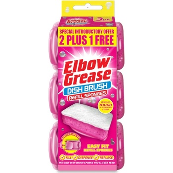 Elbow Grease Pink čistící pratelná houbička na různé povrchy 19 x 9,5 cm
